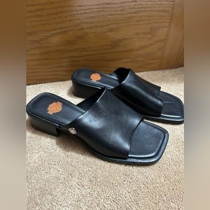 Harley Davidson Leather Slide Sandals